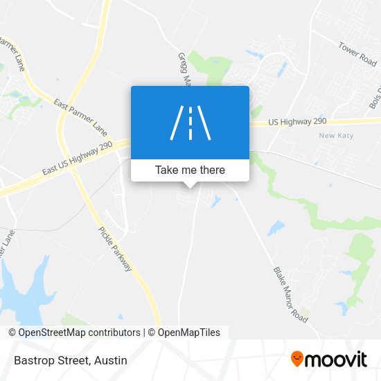 Mapa de Bastrop Street