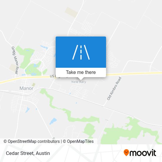 Mapa de Cedar Street