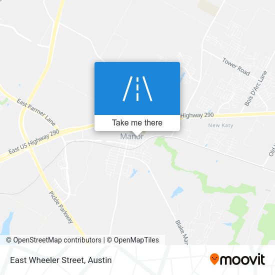 Mapa de East Wheeler Street