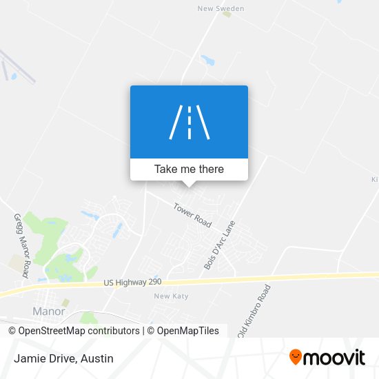 Jamie Drive map