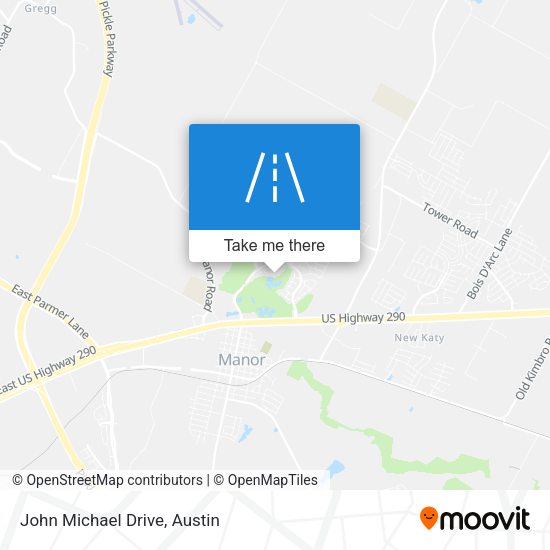 John Michael Drive map