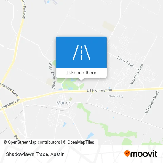 Shadowlawn Trace map