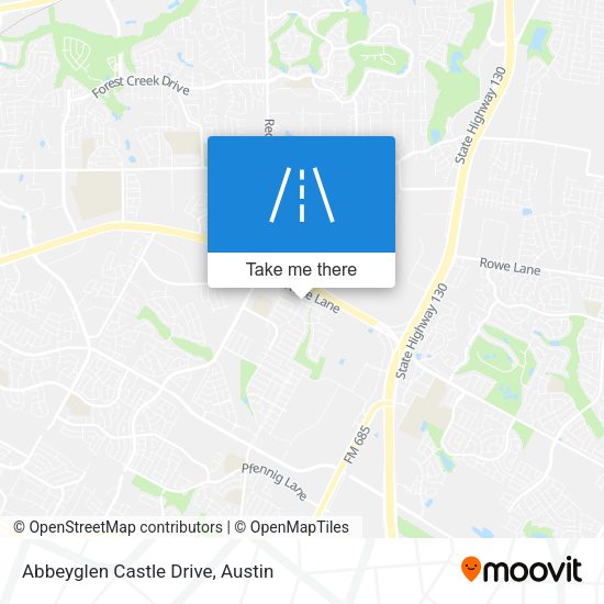 Abbeyglen Castle Drive map
