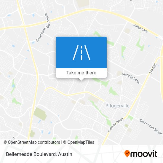 Mapa de Bellemeade Boulevard