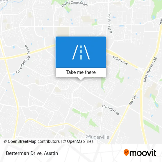 Betterman Drive map