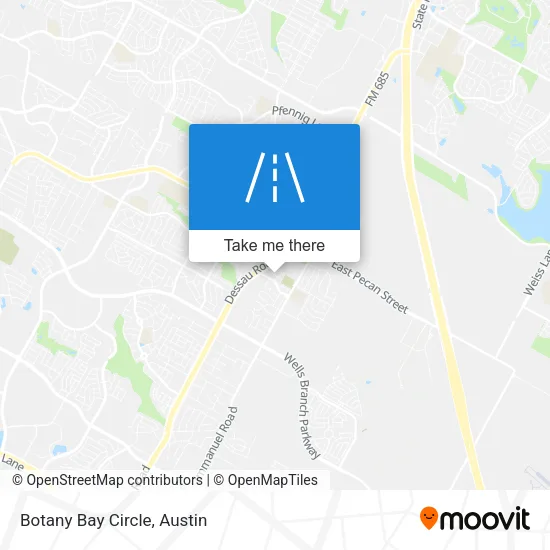 Botany Bay Circle map