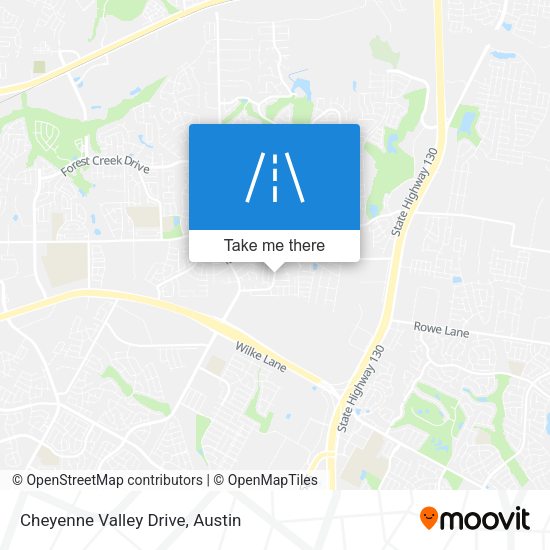 Cheyenne Valley Drive map