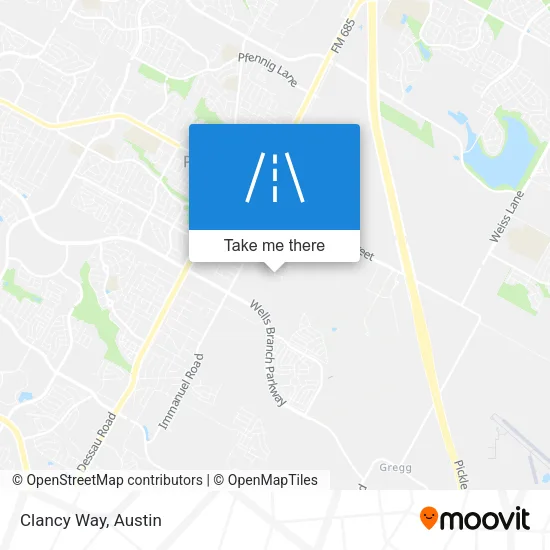 Clancy Way map