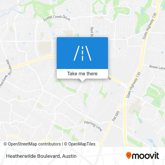Mapa de Heatherwilde Boulevard