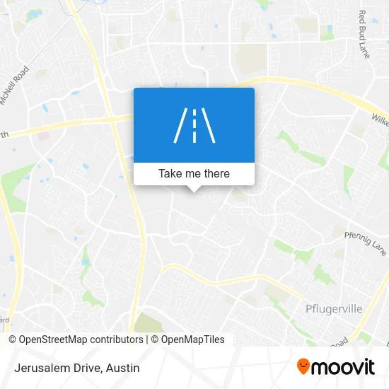 Jerusalem Drive map