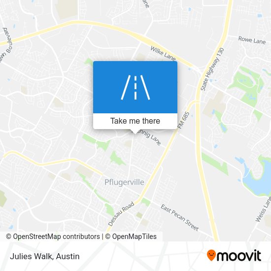 Mapa de Julies Walk