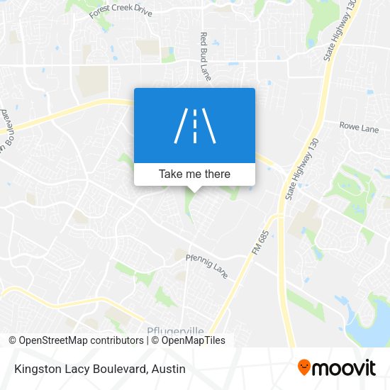 Mapa de Kingston Lacy Boulevard