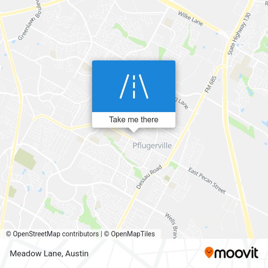 Mapa de Meadow Lane