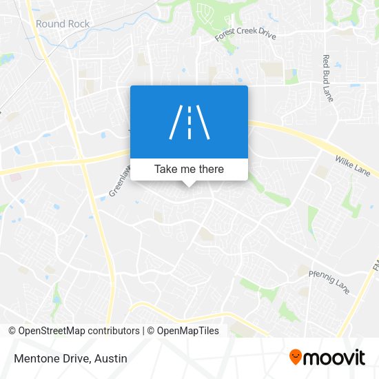 Mapa de Mentone Drive