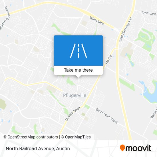 North Railroad Avenue map