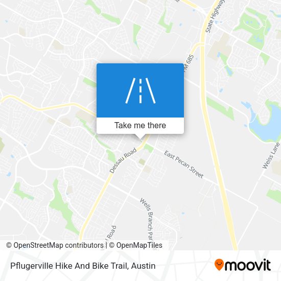 Pflugerville Hike And Bike Trail map