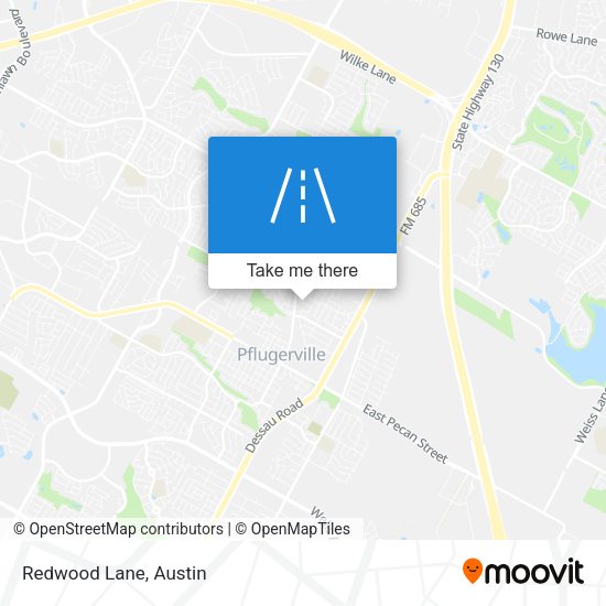 Mapa de Redwood Lane