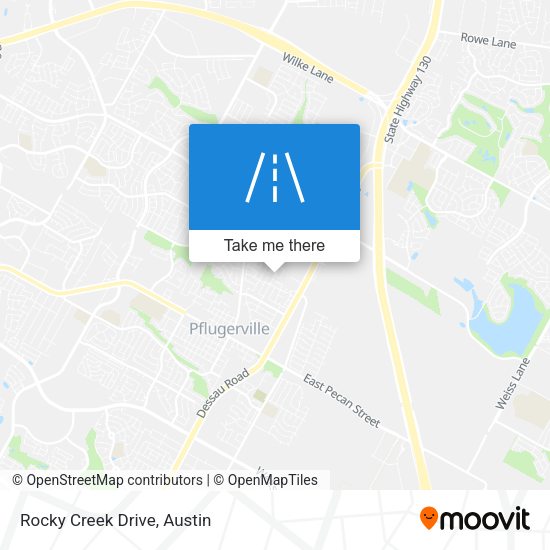 Mapa de Rocky Creek Drive