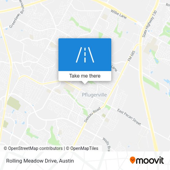 Rolling Meadow Drive map