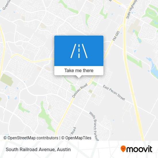 South Railroad Avenue map