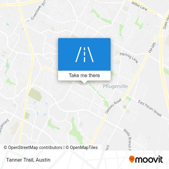 Mapa de Tanner Trail
