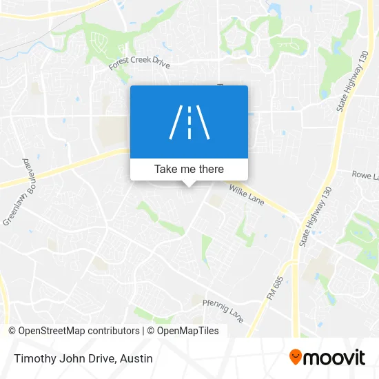 Timothy John Drive map