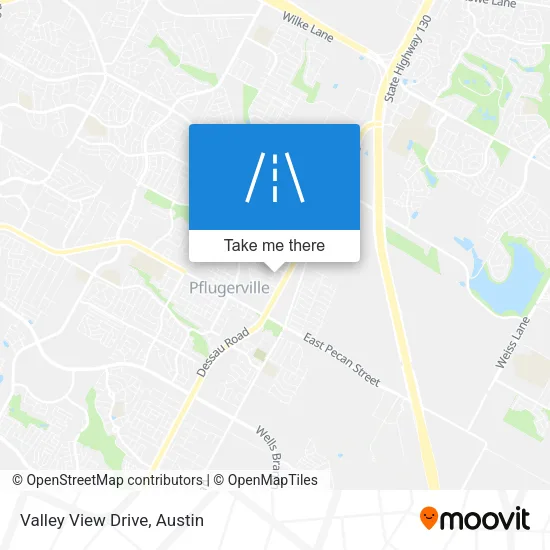 Valley View Drive map