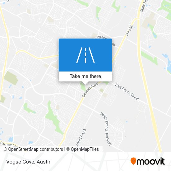 Mapa de Vogue Cove