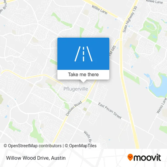 Willow Wood Drive map