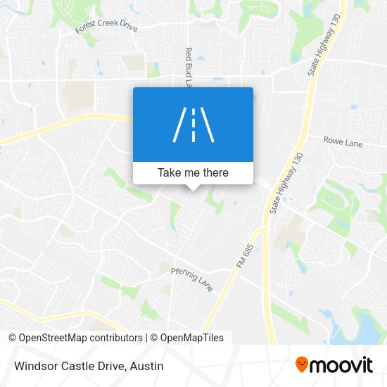 Mapa de Windsor Castle Drive