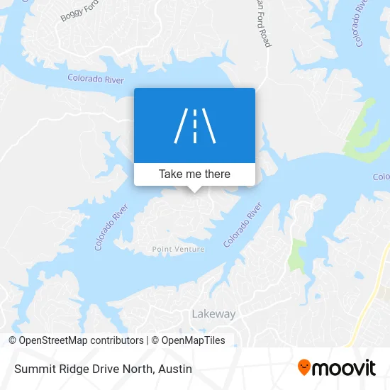 Summit Ridge Drive North map