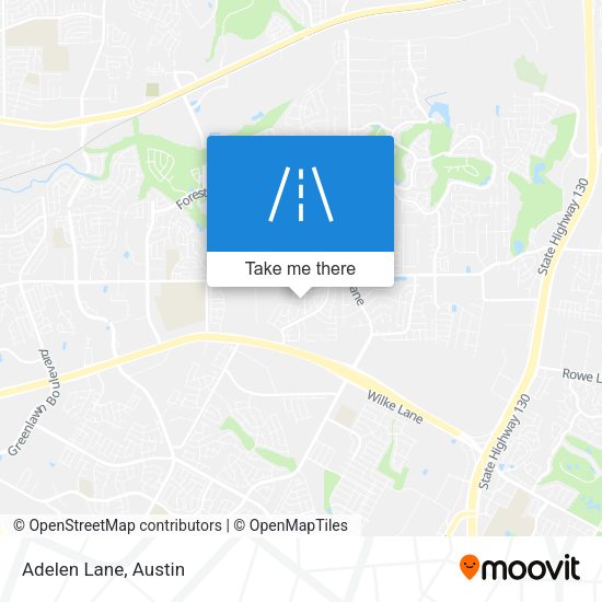 Mapa de Adelen Lane
