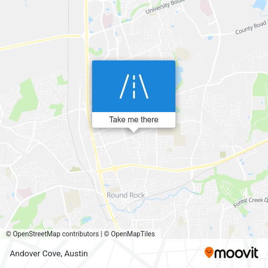Mapa de Andover Cove