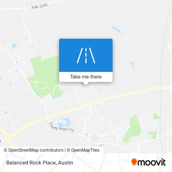 Balanced Rock Place map