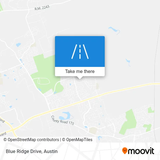 Blue Ridge Drive map