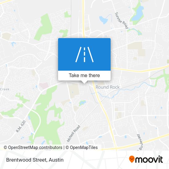 Brentwood Street map