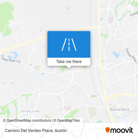 Mapa de Camino Del Verdes Place