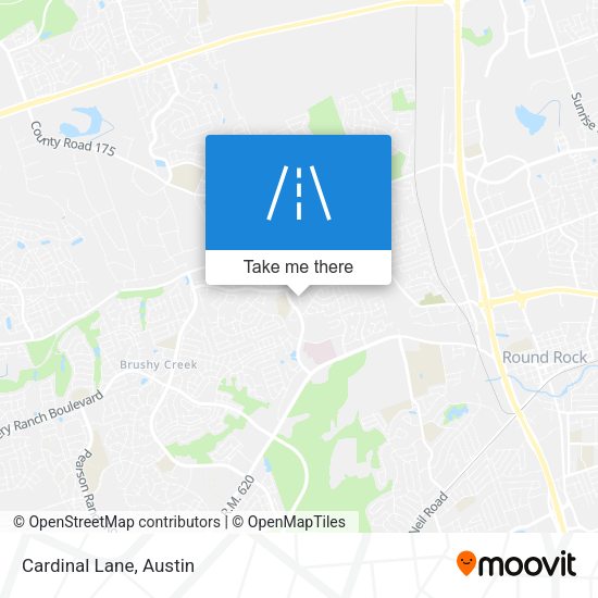 Mapa de Cardinal Lane