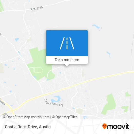 Castle Rock Drive map