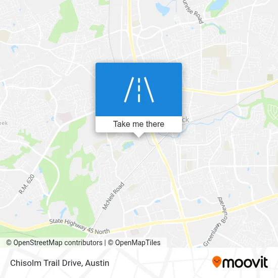 Chisolm Trail Drive map