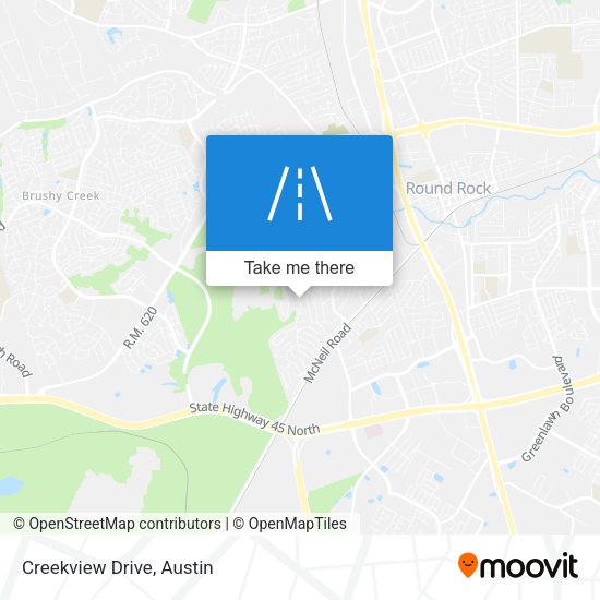 Mapa de Creekview Drive