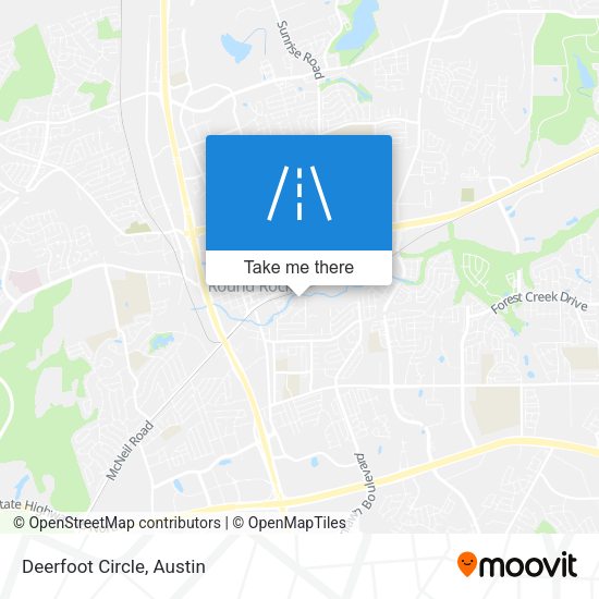 Mapa de Deerfoot Circle
