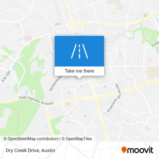 Mapa de Dry Creek Drive