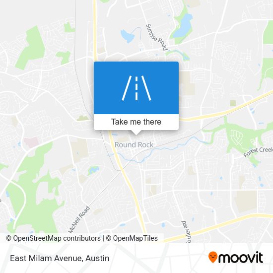 Mapa de East Milam Avenue