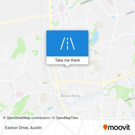 Easton Drive map