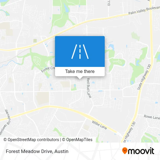 Forest Meadow Drive map