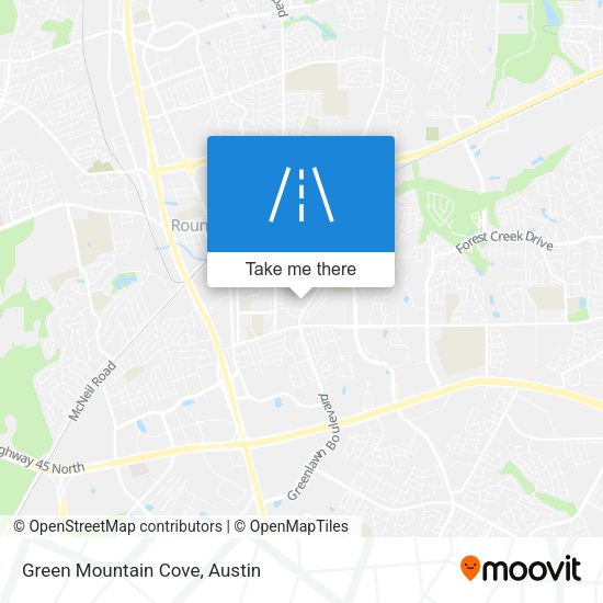 Mapa de Green Mountain Cove