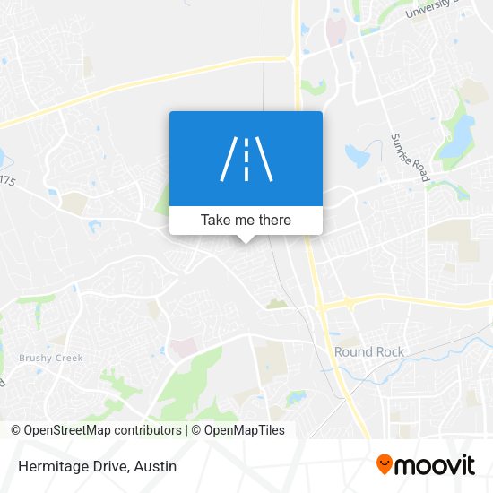 Hermitage Drive map