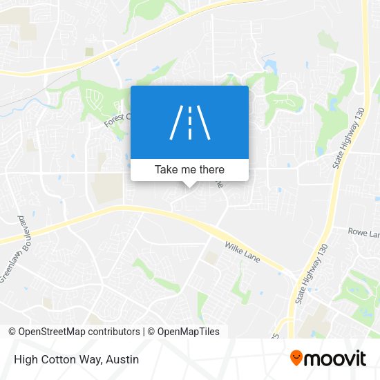 Mapa de High Cotton Way