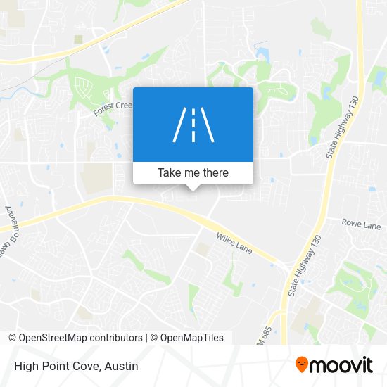 Mapa de High Point Cove